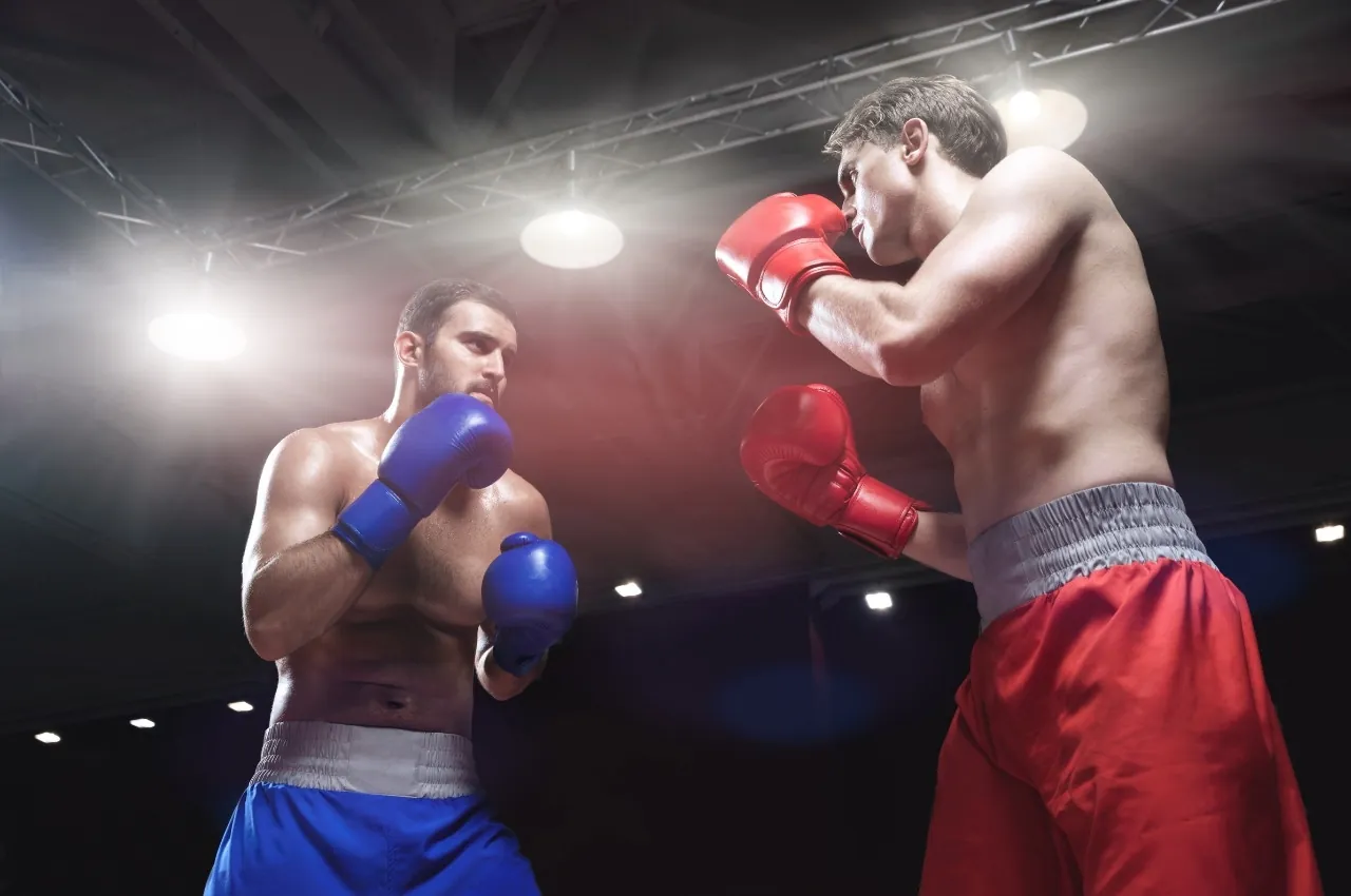Boxing mental focus training at Old School Combat Martial Arts and Stunts
