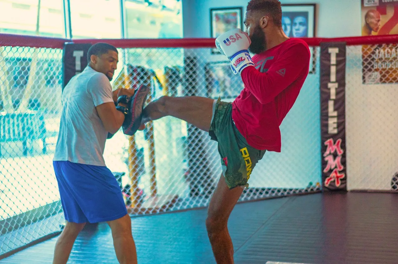 Muay Thai self-defense training at Old School Combat Martial Arts and Stunts